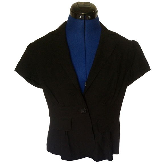 Michael Kors Jackets & Blazers - Michael Kors Short Sleeve Black Blazer Top size 4